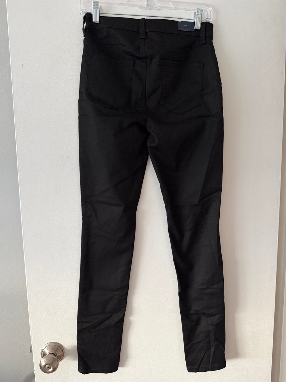Tinsel Denim Couture Soft Black Stretch Skinny Jeans Size 26 Business Casual NWT - Picture 6 of 8